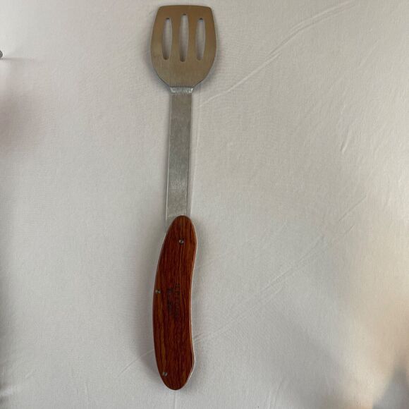 Traeger  BAC461 4-in-1 Grill BBQ Tool Stainless‎ Steel Brown Wood Handle - Picture 6 of 8